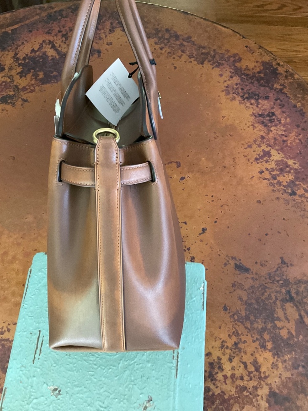Coach Soft Empire 40 loved leather brown - Picture 6 of 8